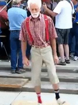 old man dancing gif